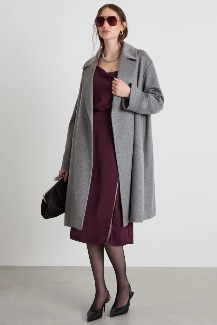 Cashmere coat - GREY