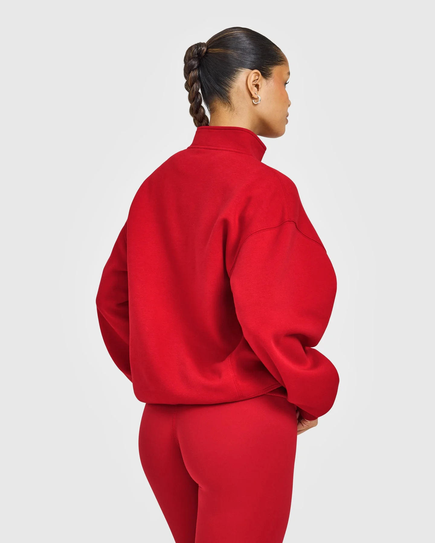 Foundations 1/4 Zip Sweatshirt | Toasted Red