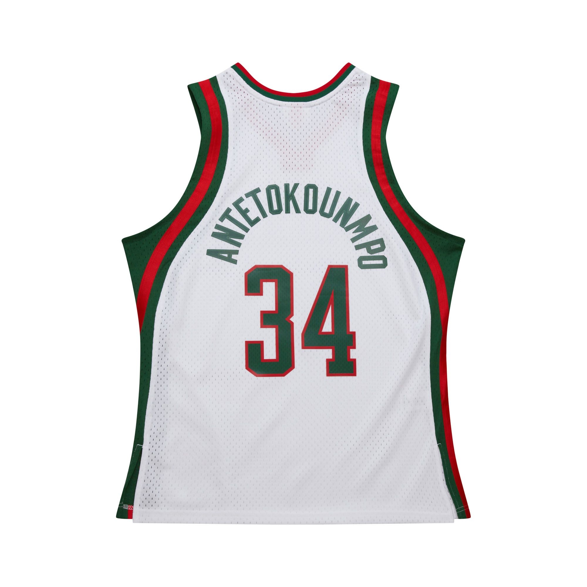 Giannis Antetokounmpo #34 Milwaukee Bucks 2013-14 Mitchell & Ness Swingman NBA Jersey White