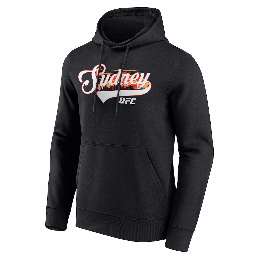 UFC 325 Fanatics Exclusive Sydney Skyline Hoodie - Black - Mens