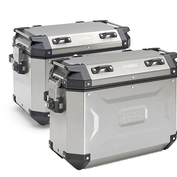 Kappa K-FORCE Suitcase 37/48 Liters ALU per pair UniversalRef: KP1230 / KFR4837APACK2