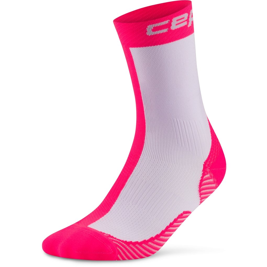 CEP Run Edt. Half&Half Mid Cut Compression Socks Men - pink/lilac