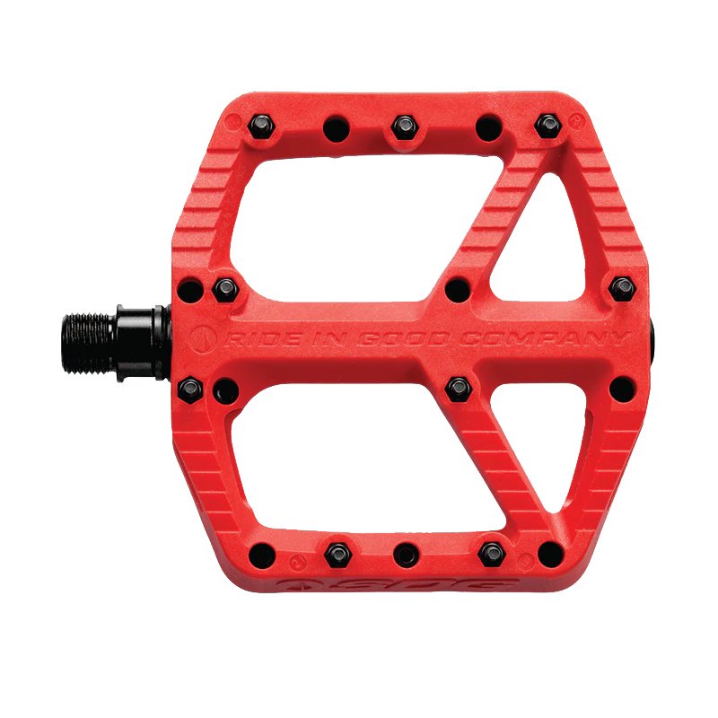 SDG Comp Flat Pedals - red