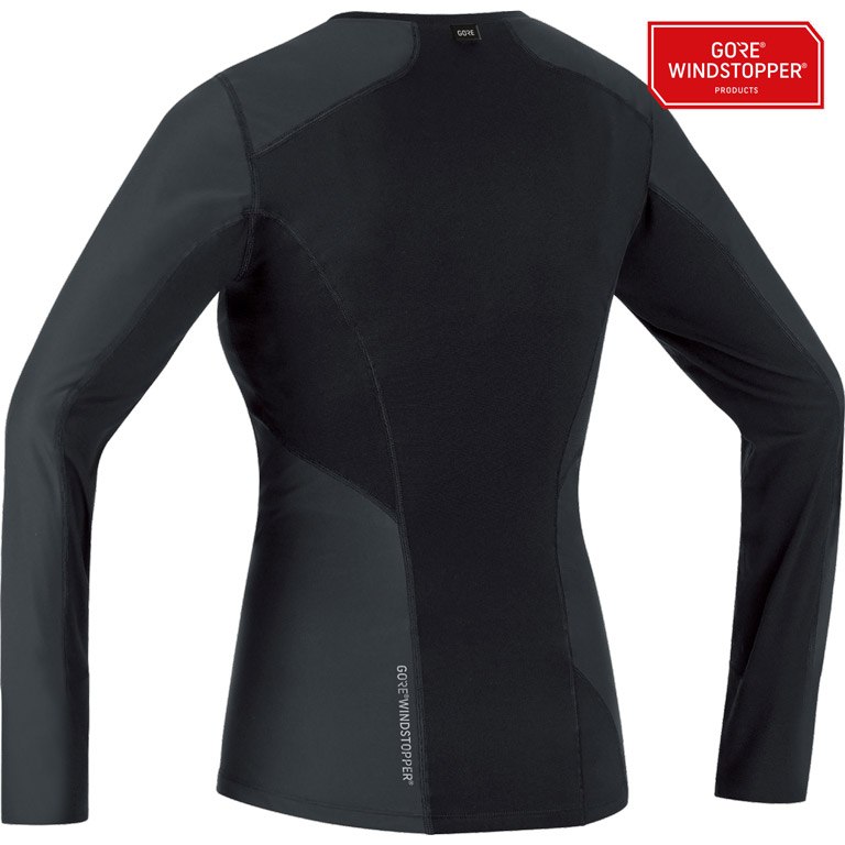 GOREWEAR GORE® WINDSTOPPER® Longsleeve Base Layer Women - black 9900
