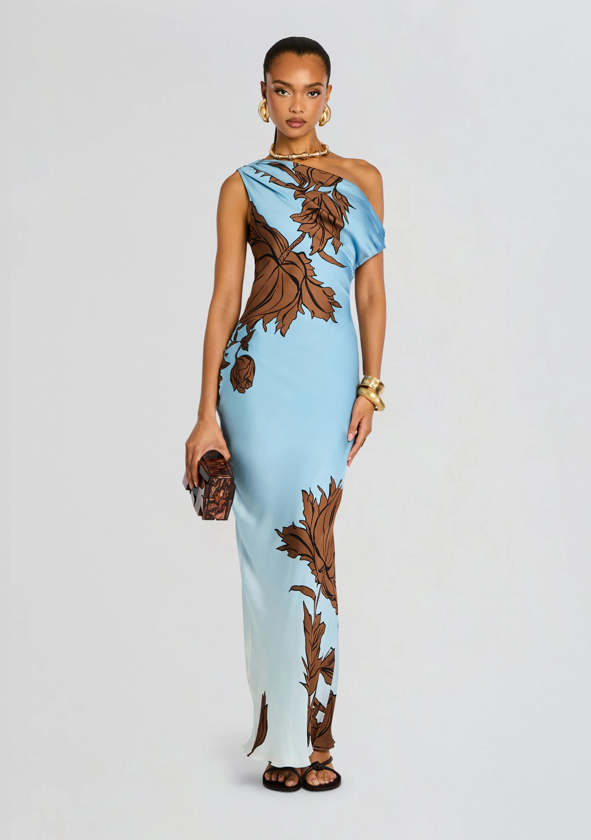 Cady One Shoulder Maxi Dress