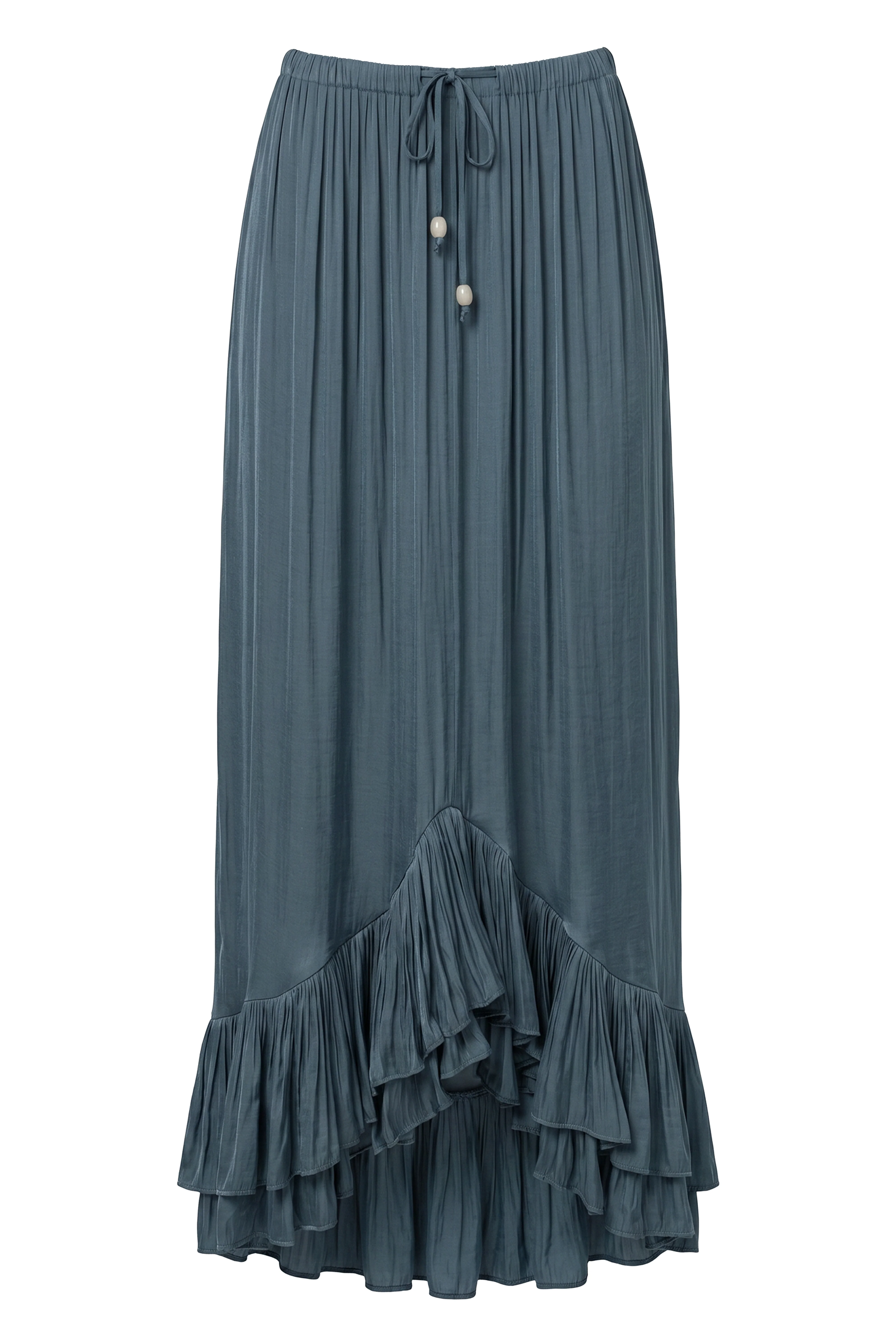 Teal Sun And Sand Maxi Skirt