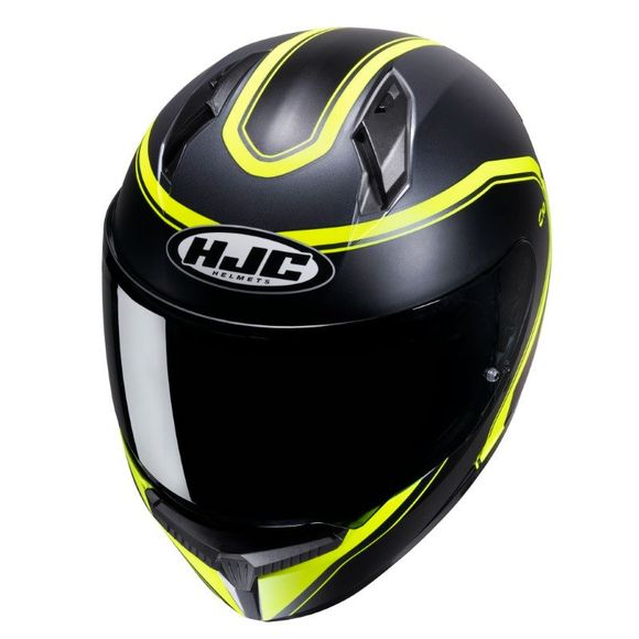 Casque intégral HJC C10 - ELIE - Noir / JauneRef : HJ1030-C57634