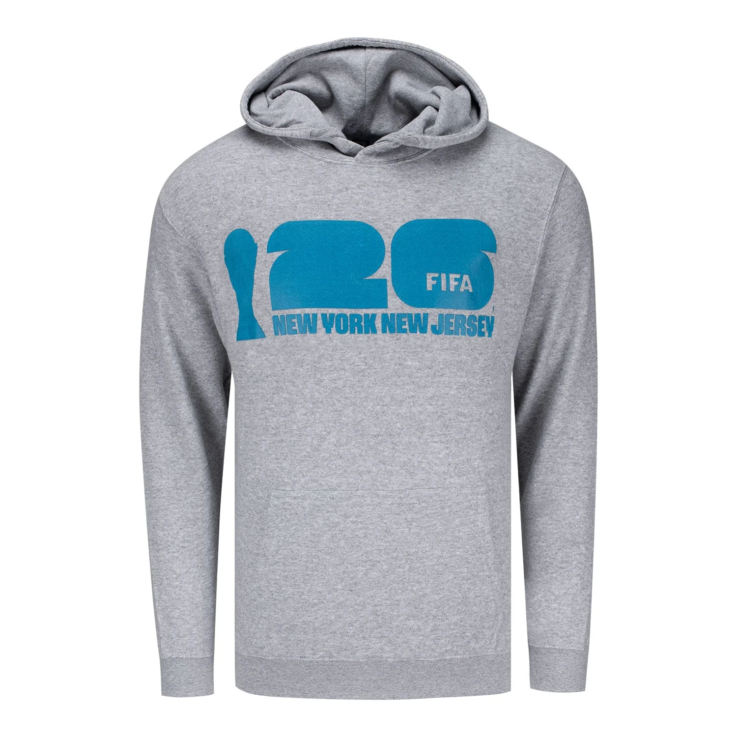 2026 Soccer Fan Collection New York New Jersey Grey Hoodie - Unisex