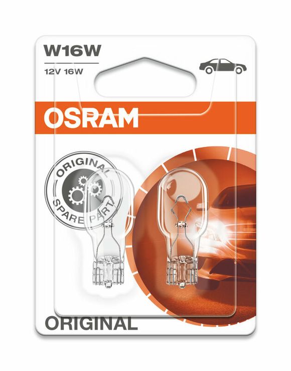 Osram Original Line W16W 12V 16W Bulb - x10 UniversalRef: OSRM00101A / 3062590