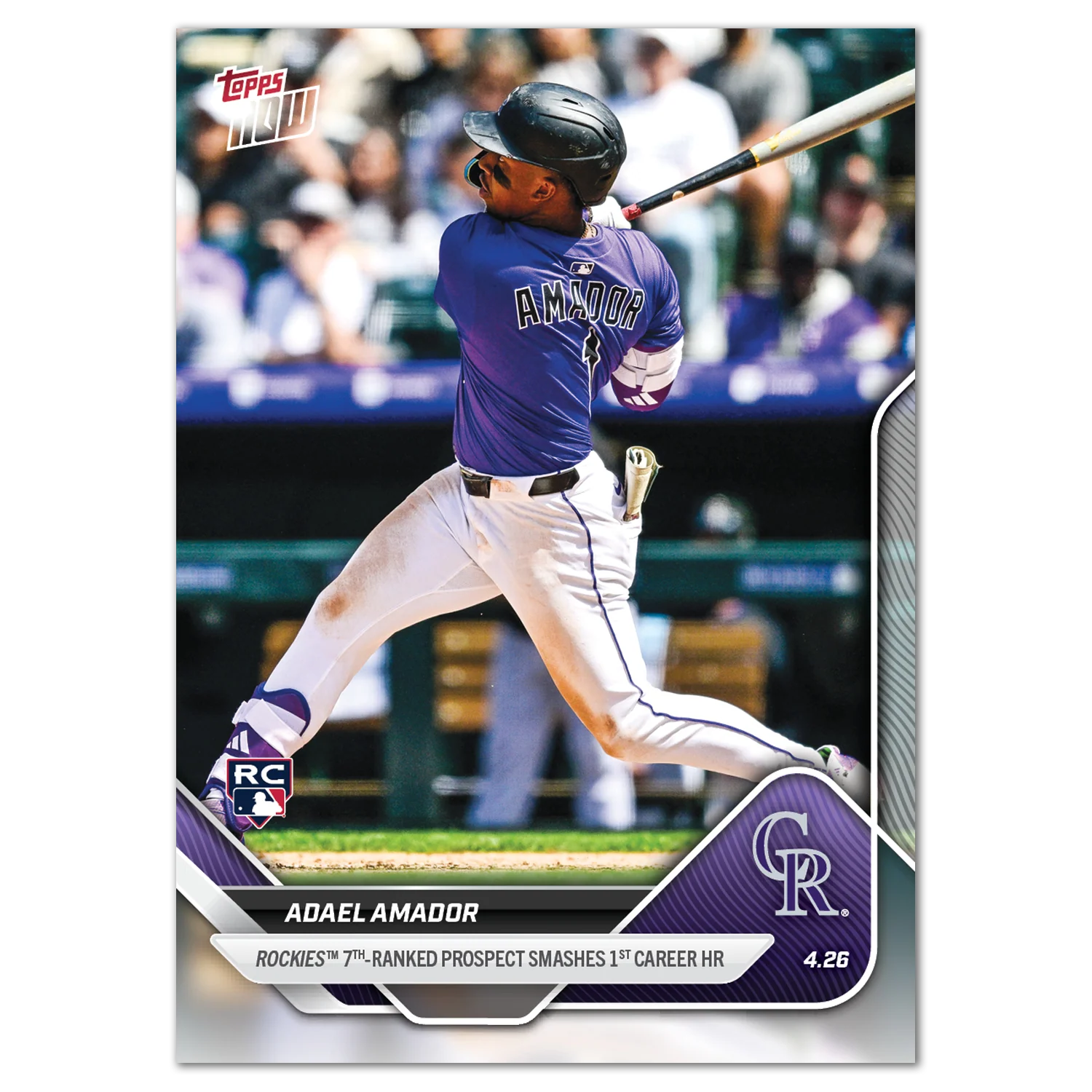 Adael Amador - 2025 MLB Topps NOW® - Card 109