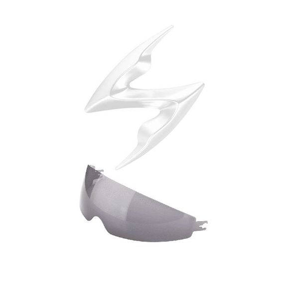 Scorpion Exo EXO-COMBAT II Sun Visor - ClearRef: SC1059