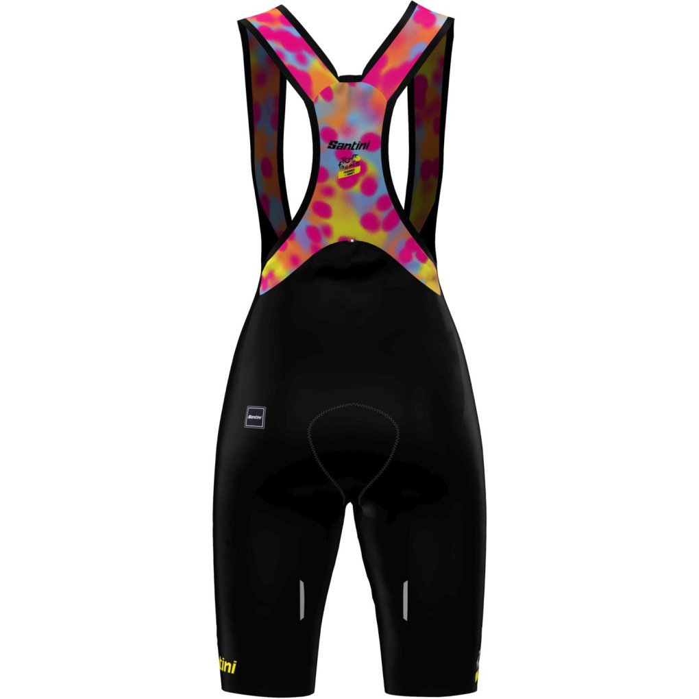 Santini Rotterdam Bib Shorts Women - Tour de France™ Femmes avec Zwift 2024 Collection - RE1065WFBROTD - black NE
