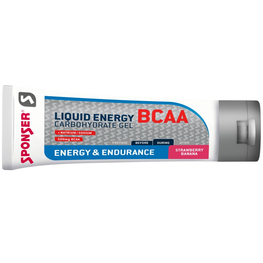 SPONSER Liquid Energy BCAA - Carbohydrate Gel - Tube - 18x70g