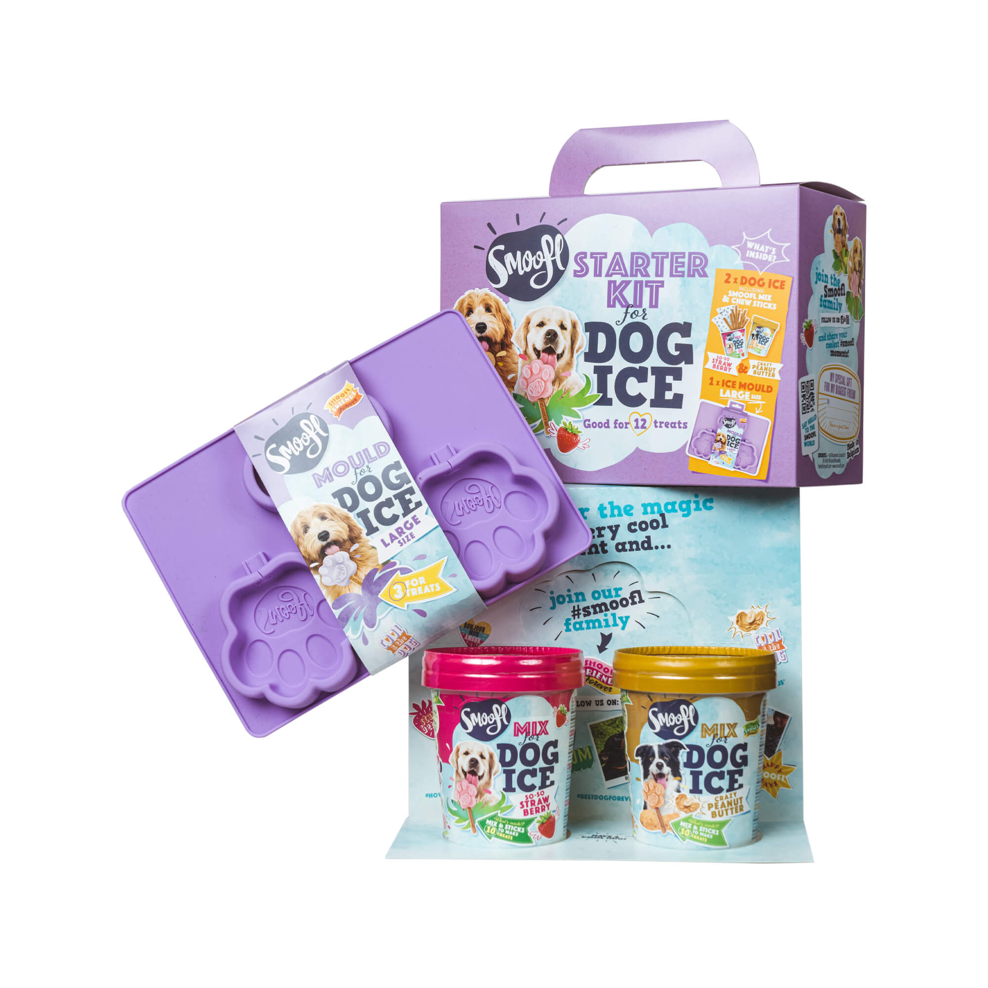 Smoofl Dog Ice Starter Kit - M