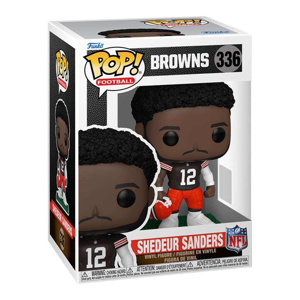 Funko POP! #336 Shedeur Sanders Cleveland Browns Vinyl NFL Figure