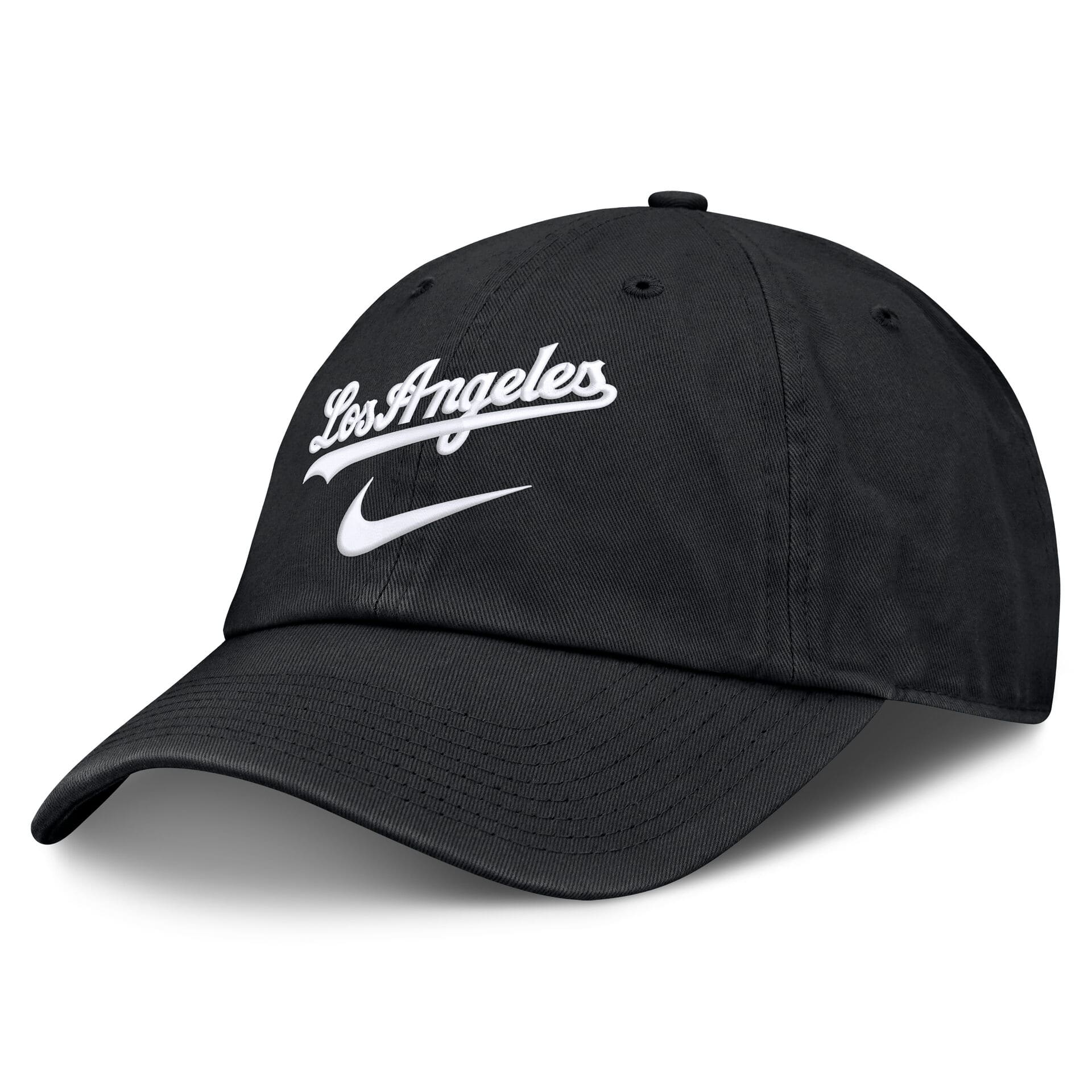 Los Angeles Dodgers Prime Time Club Adjustable Cap Black