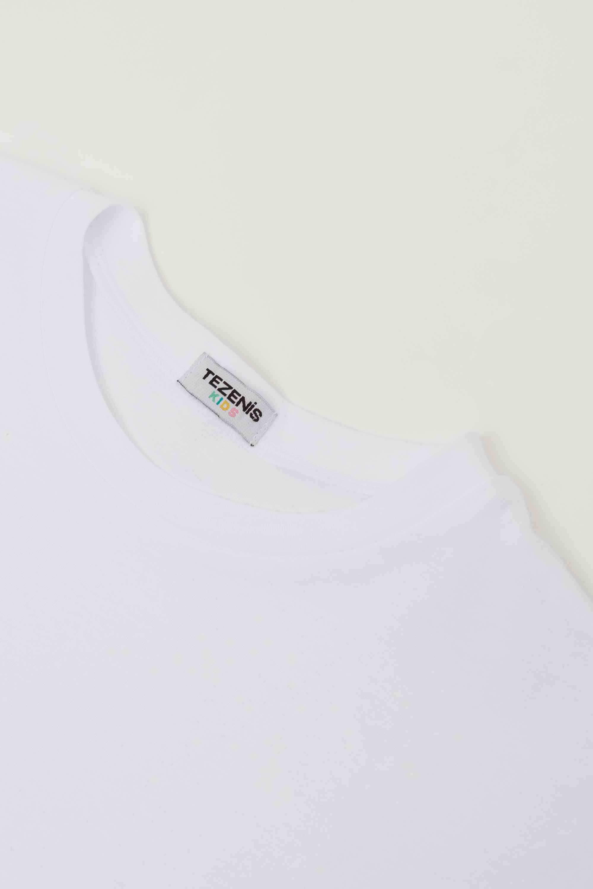 Girls’ Cotton T-Shirt with Kimono Sleeves