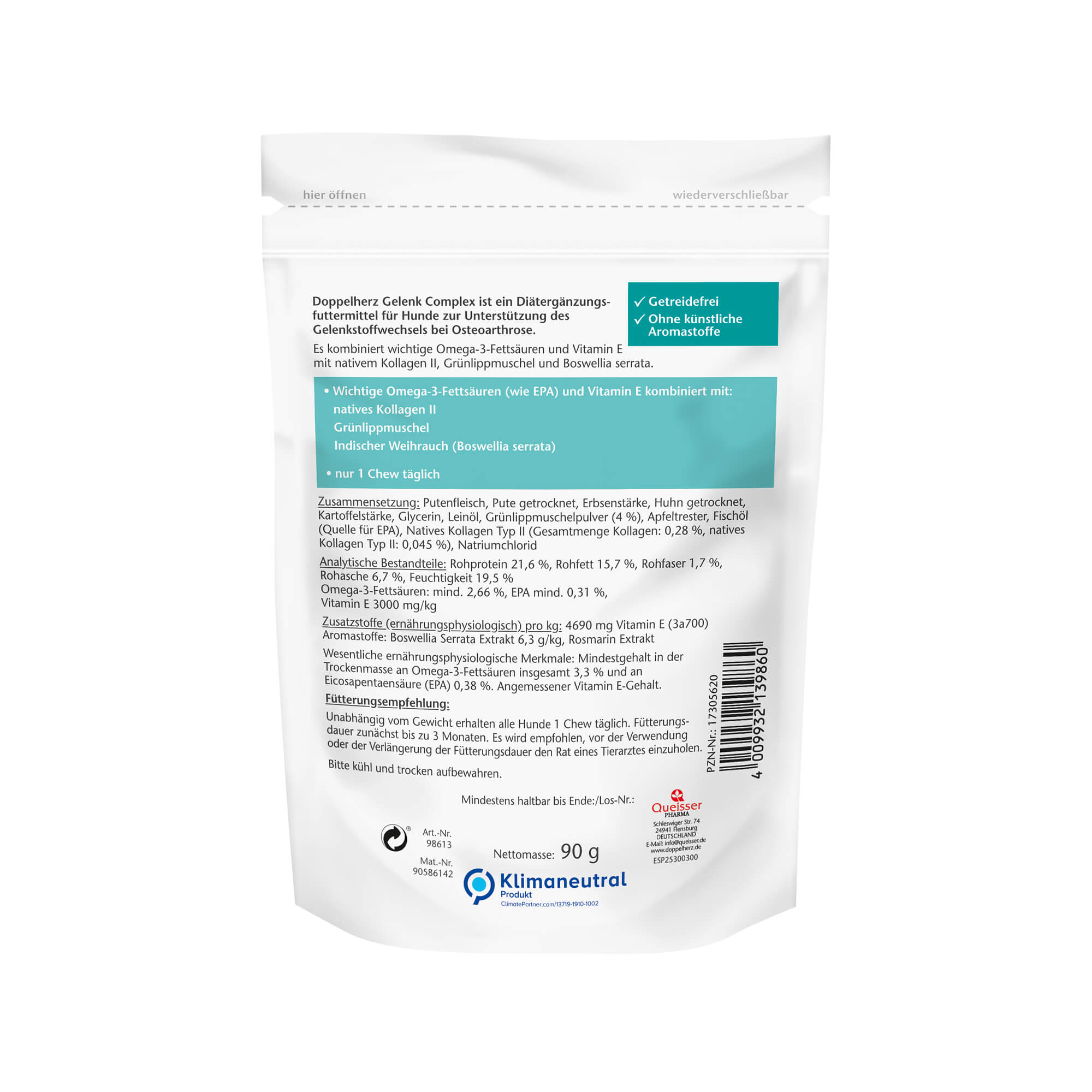 Doppelherz Gelenk Complex for Dogs - 60 chews