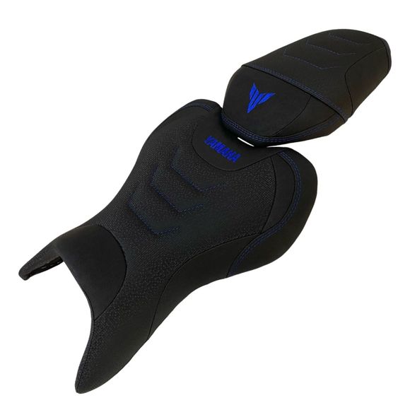 Selle confort Berry Sellerie CHRONOS BLEU - BleuRef : BEY0004 / MT-07 18-22 ED CHRONOS 12-1-1B