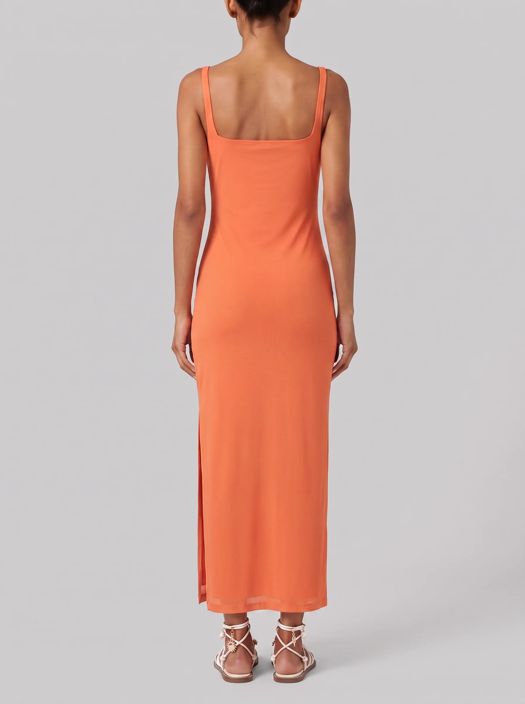Champagne Glow Maxi Dress Purple Orange