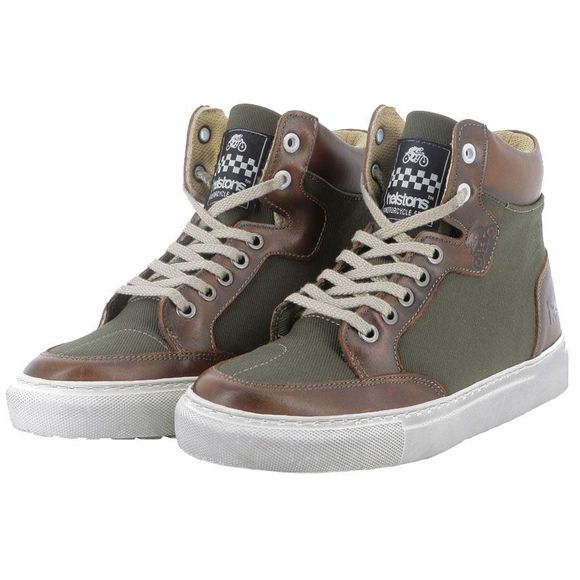Moto Helstons Mana Sneakers - Green / BrownRef : HS0863