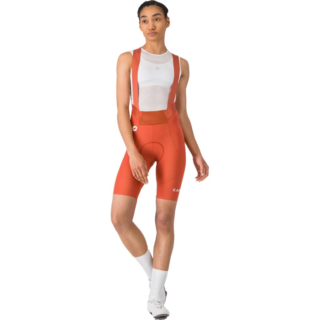 Castelli Espresso 2 DT Bibshorts Women - paprika 655