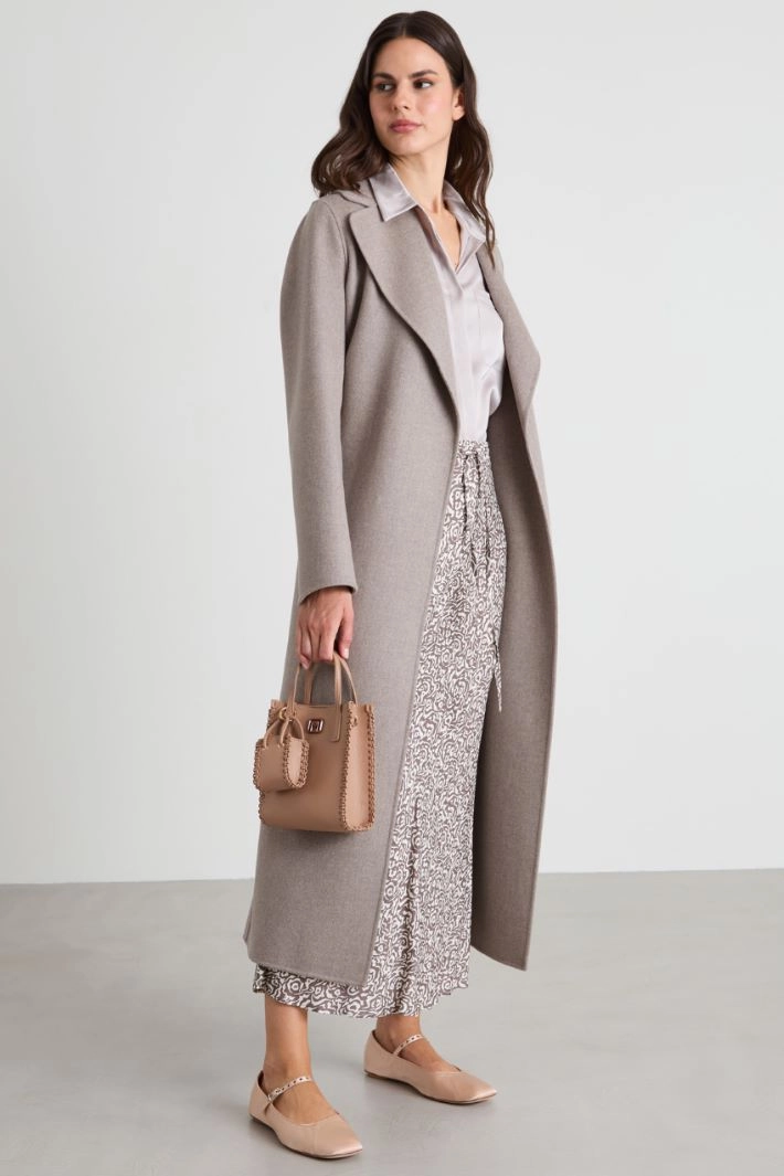 Wool coat with belt - ICE