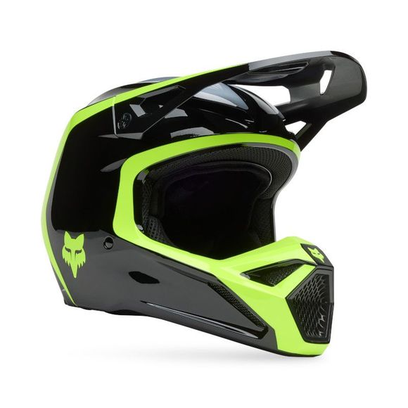 Casque cross Fox V1 FLOW 2025 - Noir / JauneRef : FX5678
