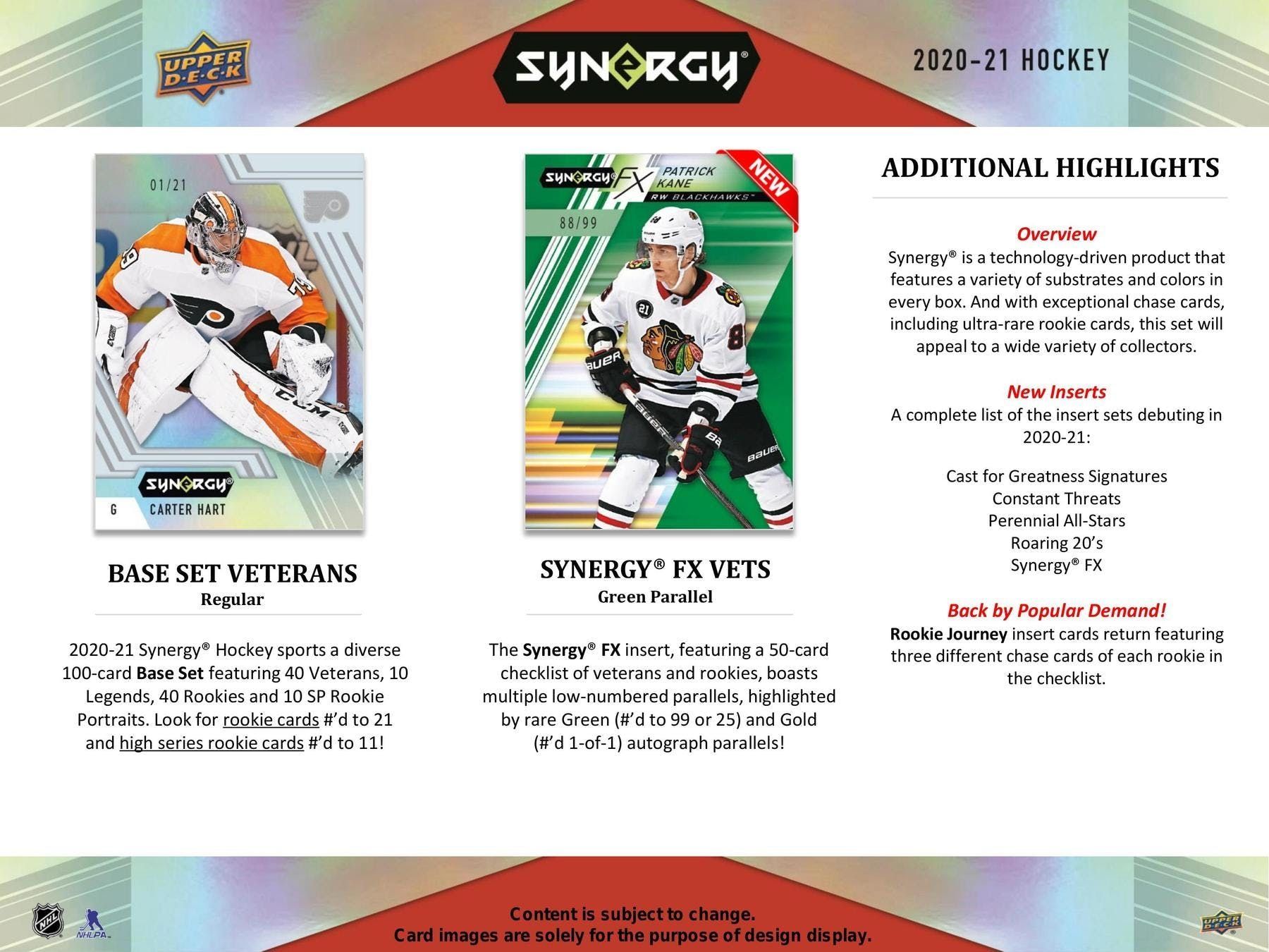 2020/21 Upper Deck Synergy Hockey Hobby Box NHL