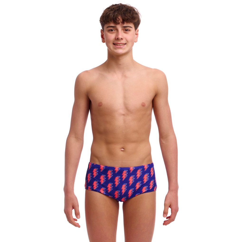 Funky Trunks Sidewinder Eco Swim Trunks Boys - Flash
