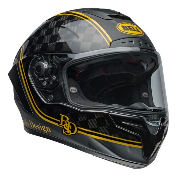 Bell RACE STAR DLX FLEX - RSD PLAYER full-face helmet - Black / YellowRef: EL0669