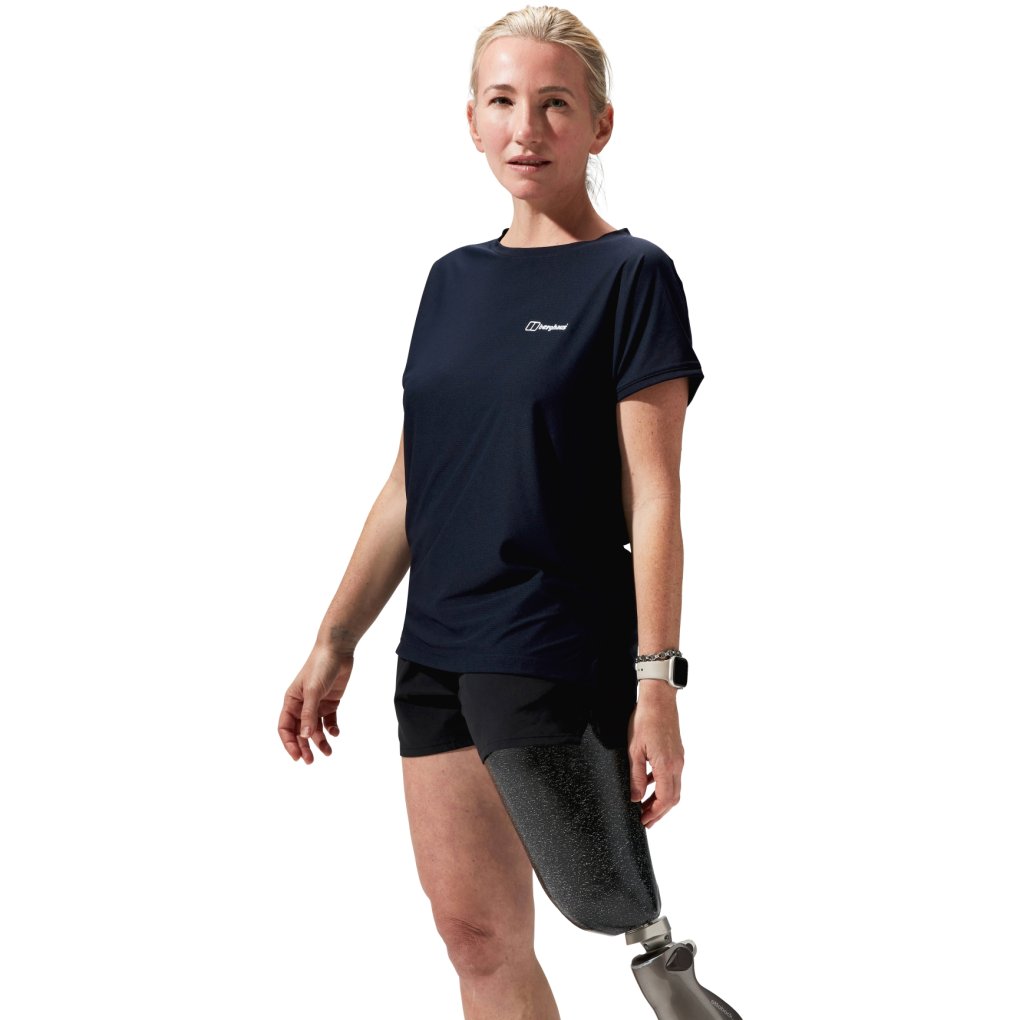 Berghaus Nesna Basecrew Short Sleeve Shirt Women - Night Sky