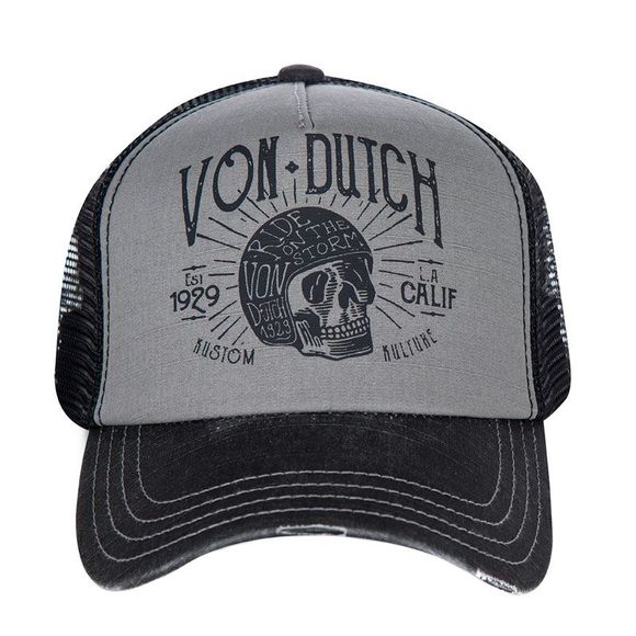 Von Dutch Baseball - Gray CapRef: Vdh0042/Vd/0/Cas1/Crew1B-To