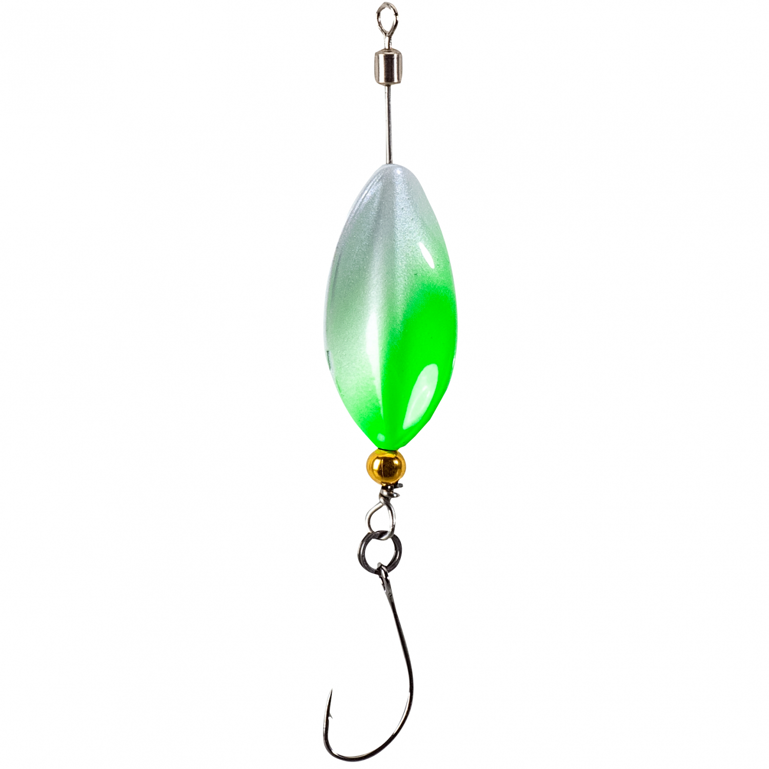 Iron Trout Troutbait Swirly Series Leaf Lure (WG)