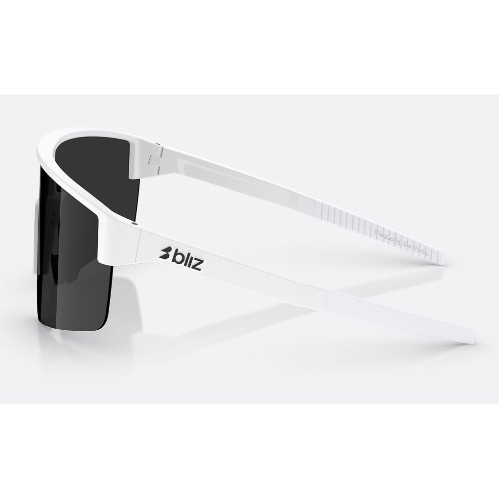 Bliz P004 Glasses - Matte White - Smoke