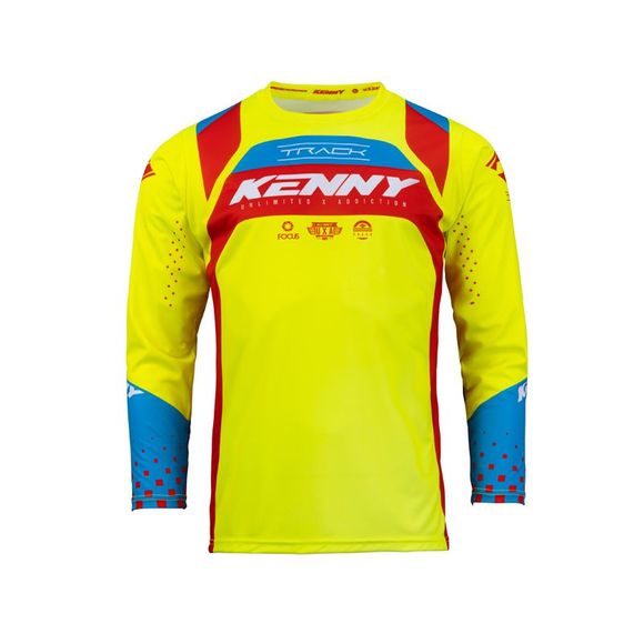 Kenny TRACK FOCUS CHILDREN'S cross jersey - Yellow / RedRef: Ke1741-C64886