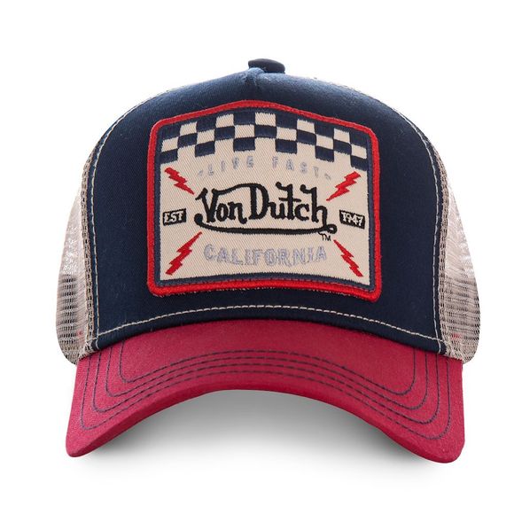 Von Dutch Square 16 Cap - RedRef: Vndh0055 / Vd/0/Cas1/Square16-Tu