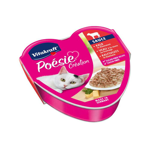 Vitakraft Poésie Creation - Veal in Cheese Sauce - 15 x 85g