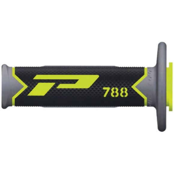 Progrip MX 788 Universal Handlebar Grips - Yellow / GreyRef : PRG0056