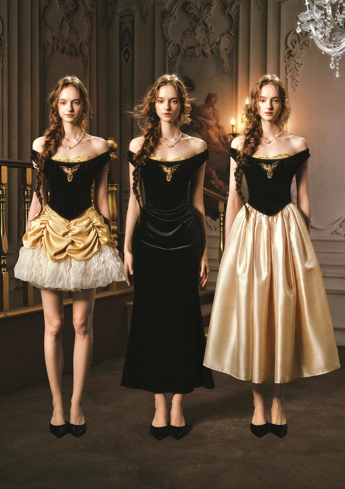 Golden Eagle Goddess Corset