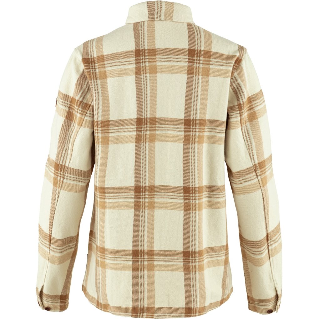 Fjällräven Singi Flannel Overshirt Women - chalk white/dune beige