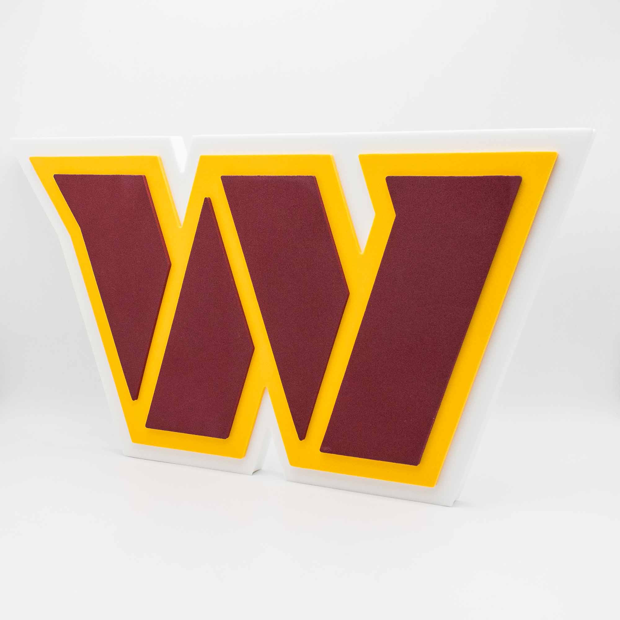 Washington Commanders NFL 3D Foam Logo Wall Sign