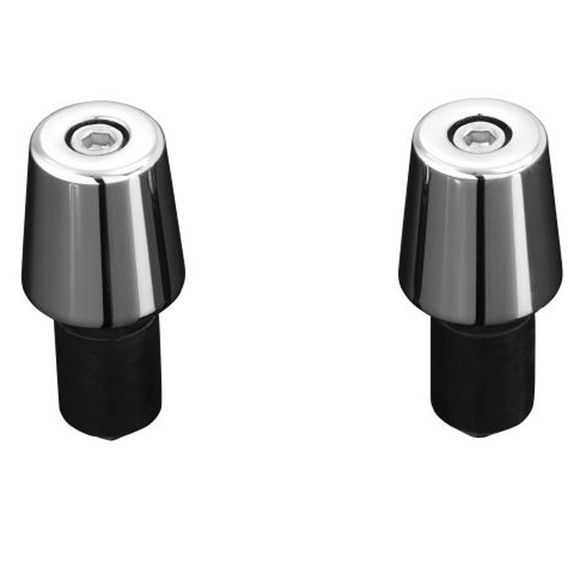 Highway Hawk 22 and 25 mm Universal Handlebar Ends - GrayRef: HIG0120