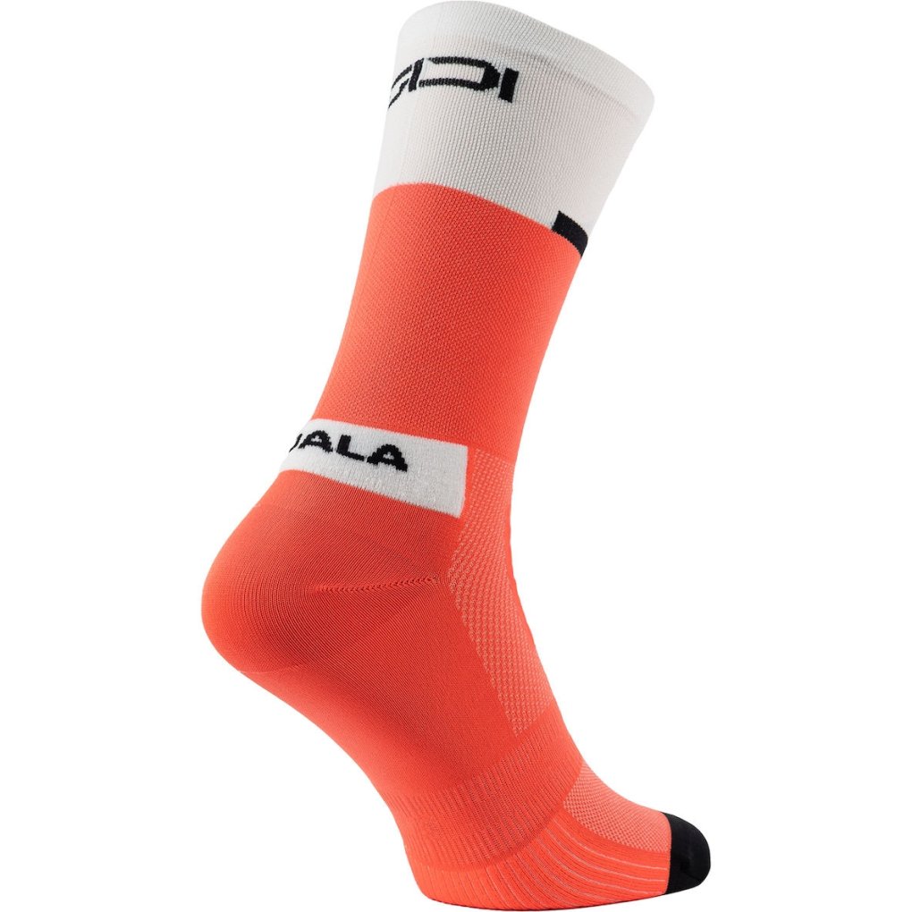 Sidi Neo Cycling Socks - Coral Fluo White