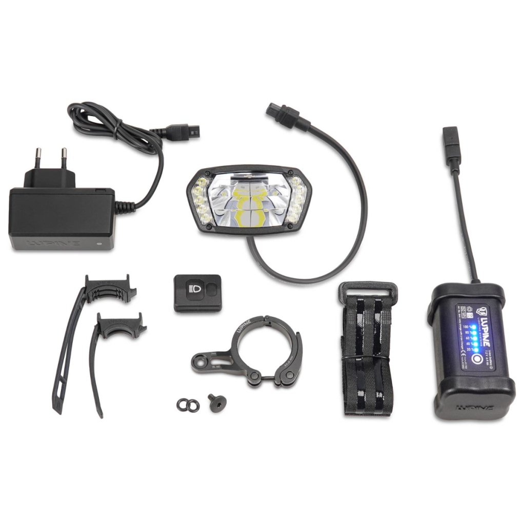 Lupine SL AX Front Light - 6.9 Ah SmartCore Battery - black - 2nd Choice