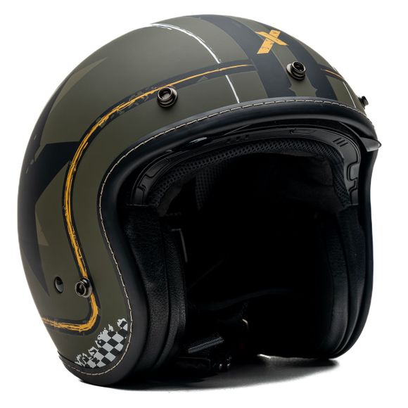 Casque jet Dexter ELEMENT MILITARY - VertRef : DX0715