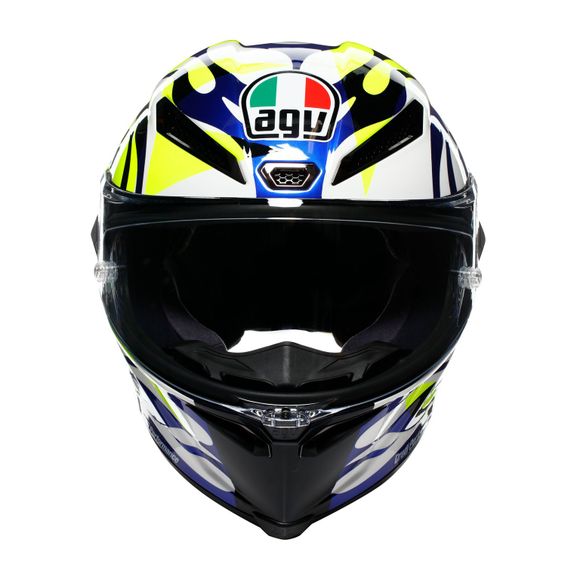 Casque intégral AGV PISTA GP RR - ROSSI SOLELUNA 2023 - Bleu / JauneRef : AG1086