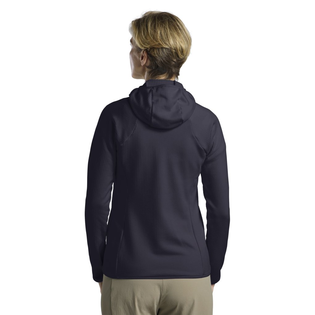 Jack Wolfskin Kolbenberg Full Zip Hooded Jacket Women - graphite