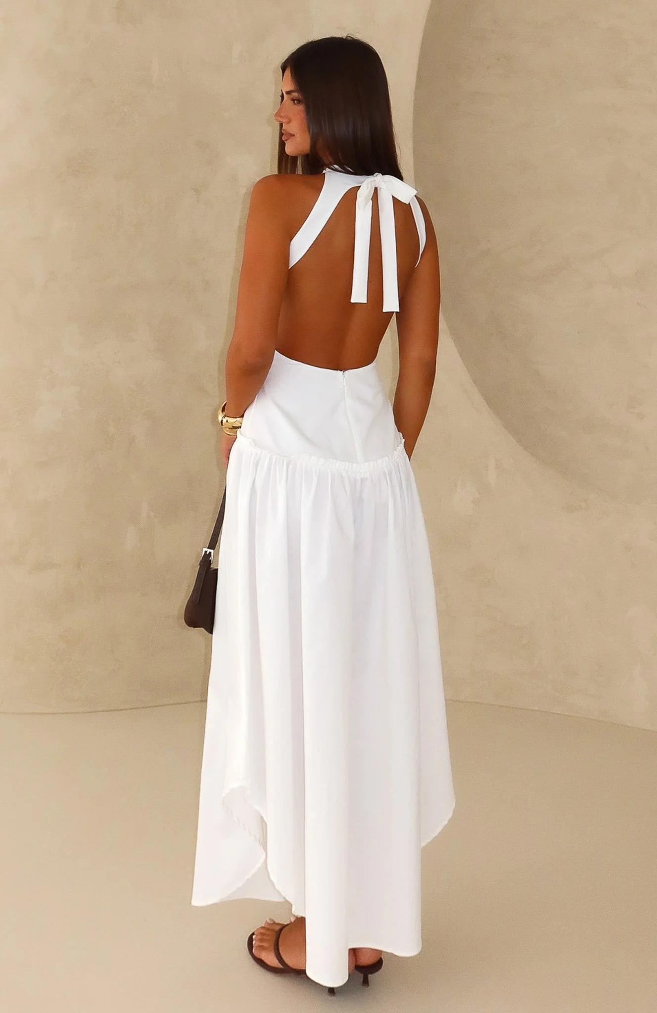 Never Yours Maxi Dress White