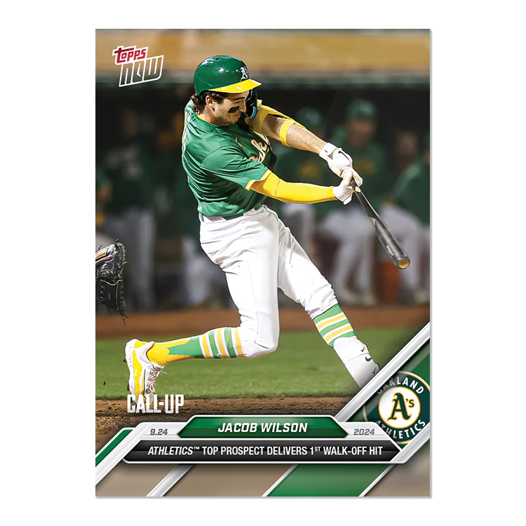 Jacob Wilson - 2024 MLB TOPPS NOW® Card 751